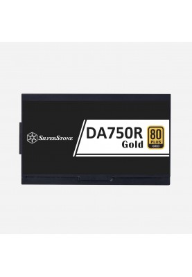 SilverStone Блок живлення Decathlon (750W), >90%, 80+ Gold, 120мм, 1xMB, 24pin(20+4), 2xCPU 8pin(4+4), 4xMolex, 8xSATA, 4xPCIe 8pin(6+2), 1 x -2x6, Fully modular