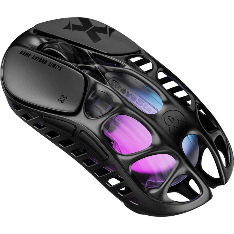 GravaStar Миша Mercury X, BT/WL/USB-A, RGB, чорний