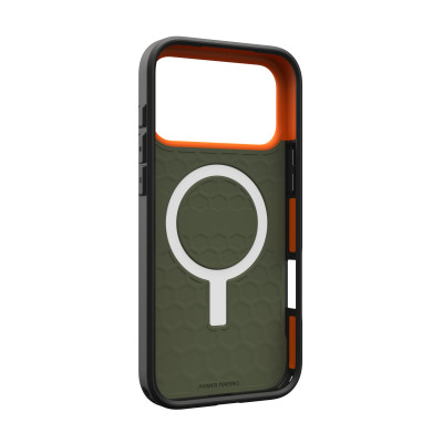 UAG Чохол для iPhone 17 Pro Max, Civilian MagSafe, Olive/Orange