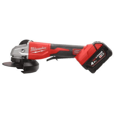 Milwaukee Шліфмашина кутова акумуляторна Milwaukee M18 BLSAG125XPD-402X 125мм 18В 2x4А·год ЗП М12-18С 11000об/хв 2.4кг кейс Milwaukee Шліфмашина кутова акумуляторна Milwaukee M18 BLSAG125XPD-402X 125мм 18В 2x4А·год ЗП М12-18С 11000об/хв 2.4кг кейс