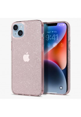Spigen Чохол для Apple iPhone 14 Liquid Crystal Glitter, Rose Quartz