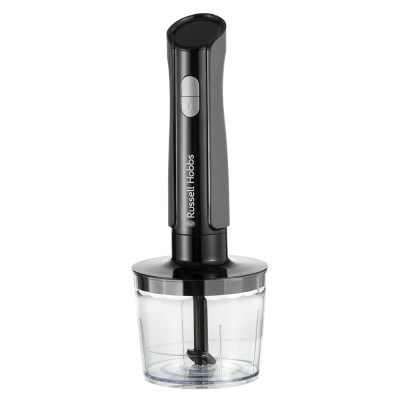 Russell Hobbs Блендер заглибний Desire Matte Charcoal, 500Вт, чаша-500мл, вінчик, міні-подріб., чорний