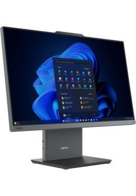 Lenovo Комп'ютер персональний моноблок Lenovo ThinkCentre neo 50a 24-G5 23.8" FHD IPS AG, Intel i7-13620H, 16GB, F512GB, UMA, WiFi, кл+м, без ОС, сірий