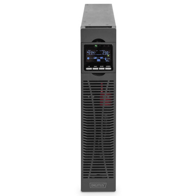 Digitus ДБЖ OnLine, 2000VA/2000W, LCD, 8xC13, RJ45, RS232, USB, Rack/Tower