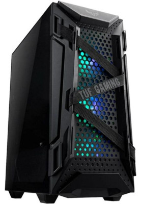 ASUS Корпус TUF Gaming GT301, без БП, 2xUSB3.1, 3x120mm ARGB Fans
