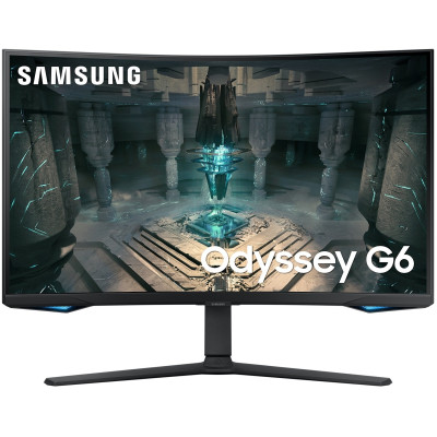 Samsung Монітор 27" Odyssey G6 27BG65 HDMI, DP, USB, VA, 2560x1440, 240Hz, 1ms, CURVED