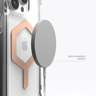 UAG Чохол Apple iPhone 15 Pro Max Plyo Magsafe, Ice/Gold