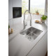 Grohe Мийка кухонна K700U, нерж.сталь, прямокут., без крила, 550x450x200мм, чаша - 1, уніврсальна, матовий графіт