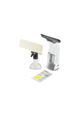 Karcher Пилосос віконний WV 1 Plus, вода -0.1л, автон. робота до 25хв, вага-0.5кг, білий