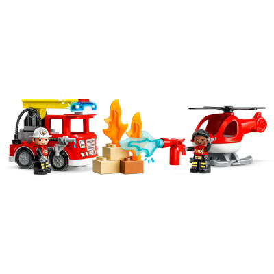 LEGO Конструктор DUPLO Пожежна частина та гвинтокрил