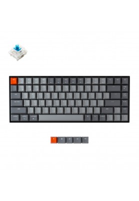 Keychron Клавіатура K2 84 Key Gateron G PRO Blue Hot-Swap RGB WL UA Black