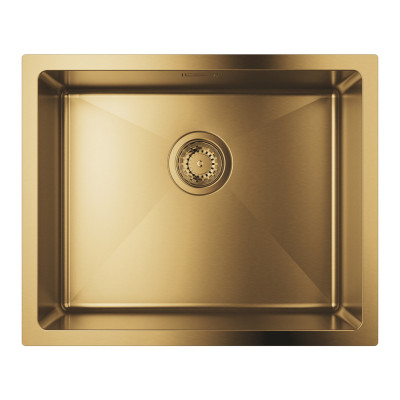 Grohe Мийка кухонная K700U, нерж.сталь, прямокут., без крила, 550x450x200мм, чаша - 1, уніврсальна, матовий прохолодний схід сонця