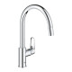 Grohe Змішувач для кухні QuickFix Start Flow, довж.виливу - 215мм, поворотний/витяжний, 1важіль, хром