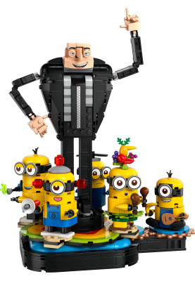 LEGO Конструктор Despicable Me 4 Ґру й посіпаки з кубиків