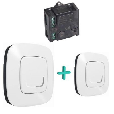 Legrand Набір упр. освітленням (мікро.реле + 2 smart-вимикача) (Valena Allure with NETATMO)[Білий]