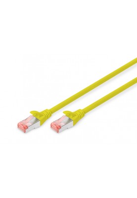 Digitus Патч-корд CAT 6 S-FTP, 10м, AWG 27/7, LSZH, жовтий