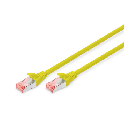 Digitus Патч-корд CAT 6 S-FTP, 10м, AWG 27/7, LSZH, жовтий