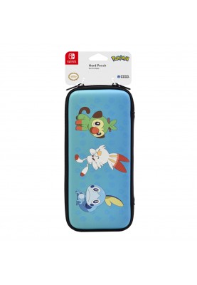 Hori Чохол Hard Pouch (Pokemon Sword/Shield) для Nintendo Switch, Blue/Red