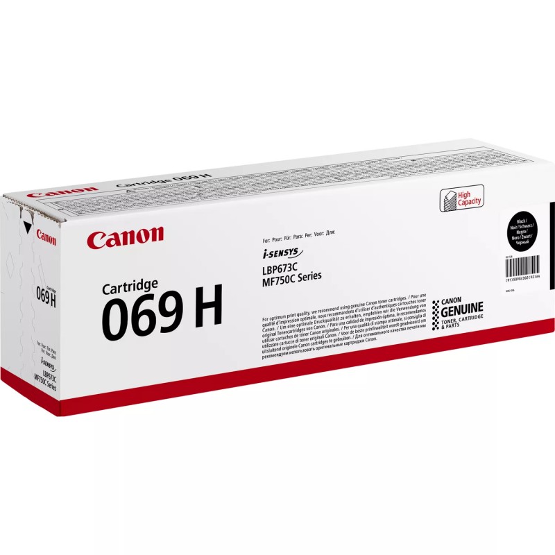 Canon Картридж 069H MF752Cdw/MF754Cdw/LBP673Cdw Black (7600 стор.)