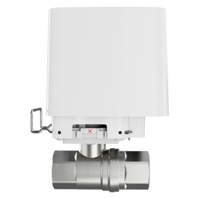 Ajax Розумний кульовий кран WaterStop 1/2" Jeweler, бездротовий, білий