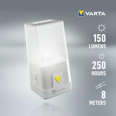 VARTA Ліхтар кемпінговий Ambiance L10 , IP54, до 150 люмен, до 250 годин роботи, 3хАА