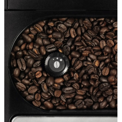 Krups Кавомашина Essential Espresso 1.7л, зерно + мелена, ручний капучинатор, чорний