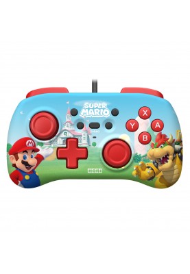 Hori Геймпад провідний Horipad Mini (Super Mario) для Nintendo Switch, Blue/Red