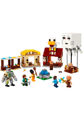 LEGO Конструктор Minecraft Напад на село з повітряною кулею Ґаст
