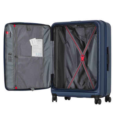 Wenger Валіза Wenger Skyon Hardside Large, велика, полікарбонат, TSA, 4 колеса, розширення, темно-синій Wenger Валіза Wenger Skyon Hardside Large, велика, полікарбонат, TSA, 4 колеса, розширення, темно-синій