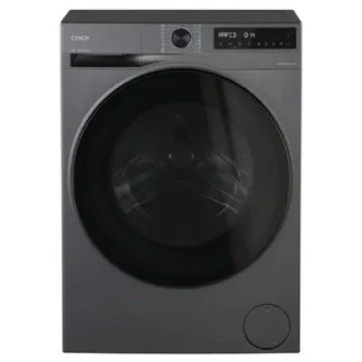 Candy Пральна машина ProWash 550 фронтальна, 8кг, 1400, A, 42.7см, дисплей, пара, інвертор, люк чорний, cріблястий