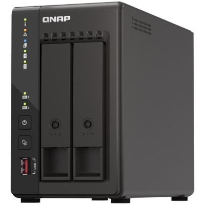 QNAP Мережеве сховище TS-253E-8G (2.5GbE HDMI USB 3.2 Gen2)