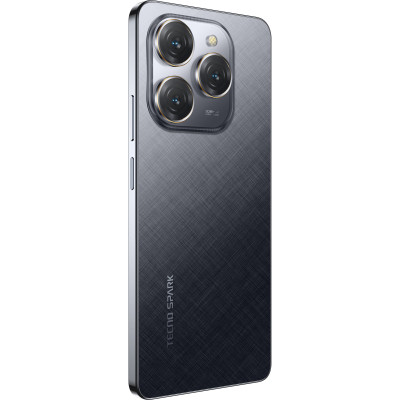 TECNO Смартфон Spark 20 PRO (KJ6) 6.78" 8/256ГБ, 2SIM, 5000мА•год, Moonlit Black