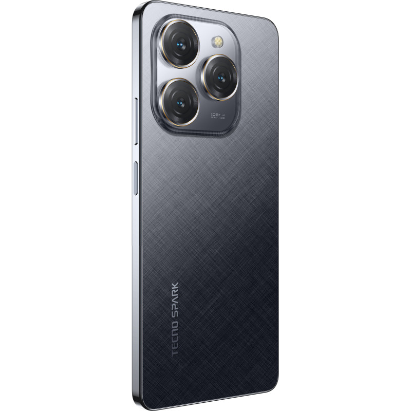 TECNO Смартфон Spark 20 PRO (KJ6) 6.78" 8/256ГБ, 2SIM, 5000мА•год, Moonlit Black