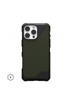 UAG Чохол для iPhone 16 Pro Max, Metropolis LT Magsafe, Kevlar Olive