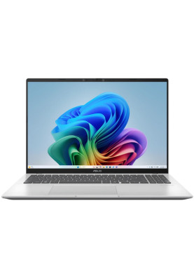 ASUS Ноутбук Vivobook 16 X1607QA-MB055W 16" WUXGA IPS, Snapdragon X X1 26 100, 16GB, F512GB, UMA, Win11, Сріблястий