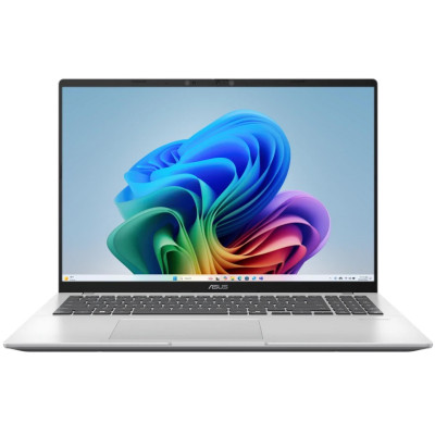 ASUS Ноутбук Vivobook 16 X1607QA-MB055W 16" WUXGA IPS, Snapdragon X X1 26 100, 16GB, F512GB, UMA, Win11, Сріблястий