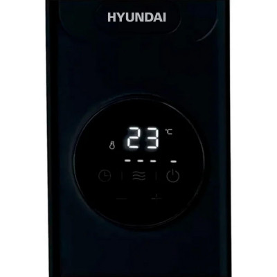 Hyundai Обігрівач оливний HYUNDAI H09HTRB, 20м2, 2000Вт, електр. кер-ння, 9 секцій, чорний Hyundai Обігрівач оливний HYUNDAI H09HTRB, 20м2, 2000Вт, електр. кер-ння, 9 секцій, чорний