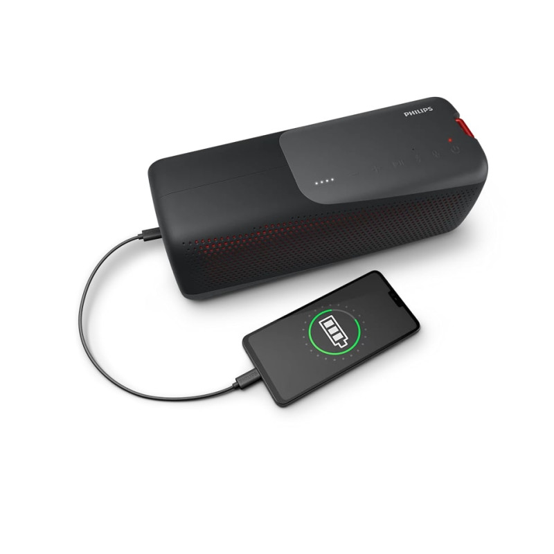 Philips Акустична система TAS7807B 40W, IP67, TWS, Powerbank, Wireless