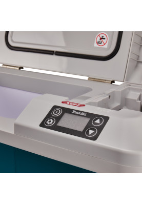 Makita Холодильник акумуляторний мобільний CW001GZ 40V XGT 220 / 12В /40В XGT з функцією нагріву -18°/+60° 20л 13кг
