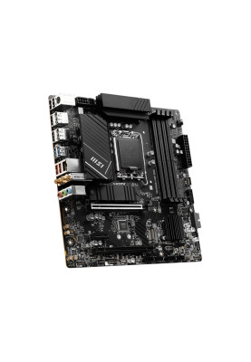 MSI Материнська плата PRO B760M-A WIFI DDR4 s1700 B760 4xDDR4 M.2 HDMI DP WiFi BT mATX