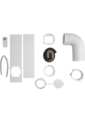Ariston Кондиціонер мобільний Mobis Plus 10 20м2 on/off 10000BTU 3.1кВт A/- R290 білий
