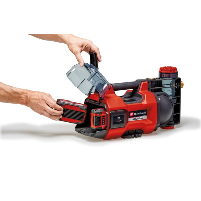 Einhell Насос відцентровий акумуляторний Professional AQUINNA 36/34, 36В(18В+18В) 3400л/год, вис. 37м, глиб. 6м режими ECO/BOOST, 4.2кг, без АКБ та ЗП