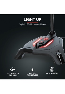 Trust GXT 215 Zabi LED-Illuminated USB Gaming Black