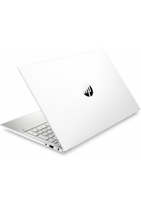 HP Ноутбук Pavilion 15-eh1060ua 15.6" FHD IPS AG, AMD R5 5500U, 16GB, F512GB, UMA, DOS, білий