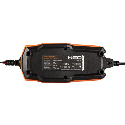 Neo Tools Зарядний пристрій автоматичний, 2А/35Вт, 4-60Ач, для кислотних/AGM/GEL акумуляторів Neo Tools Зарядний пристрій автоматичний, 2А/35Вт, 4-60Ач, для кислотних/AGM/GEL акумуляторів