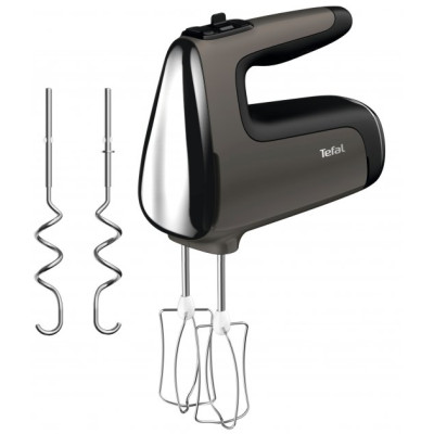 Tefal Міксер стаціонарний Powermix Silence 600Вт, насадки-4, чаша-метал, 2,5л, турборежим, сіро-чорний