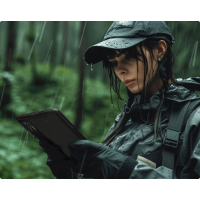 Doogee Планшет R08 10.1` 6ГБ, 256ГБ, LTE, 7680мА•г, Android, чорний