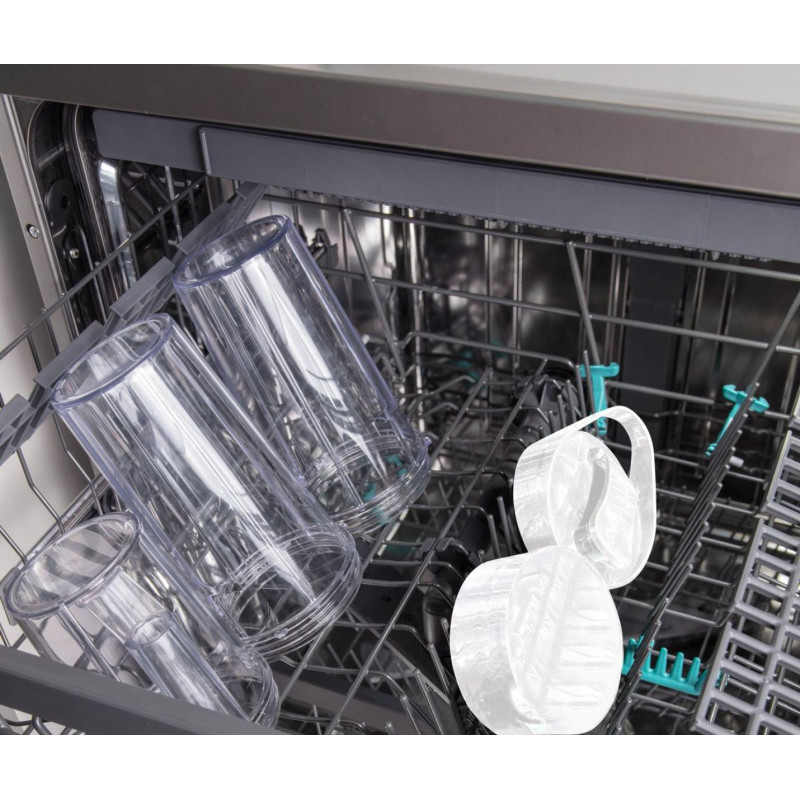 Gorenje Блендер стаціонарний 1000Вт, чаша-750мл, подрібнювач, білий-нерж