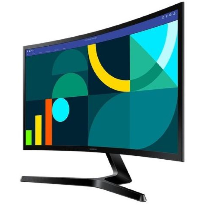 Samsung Монітор 23.8" S24D366 D-Sub, HDMI, VA, 100Hz, 4ms, CURVED