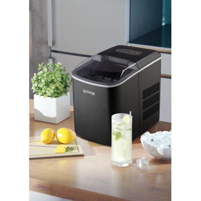 Gorenje Льодогенератор побутовий, 12кг/добу, 2.2л, дисплей, чорний